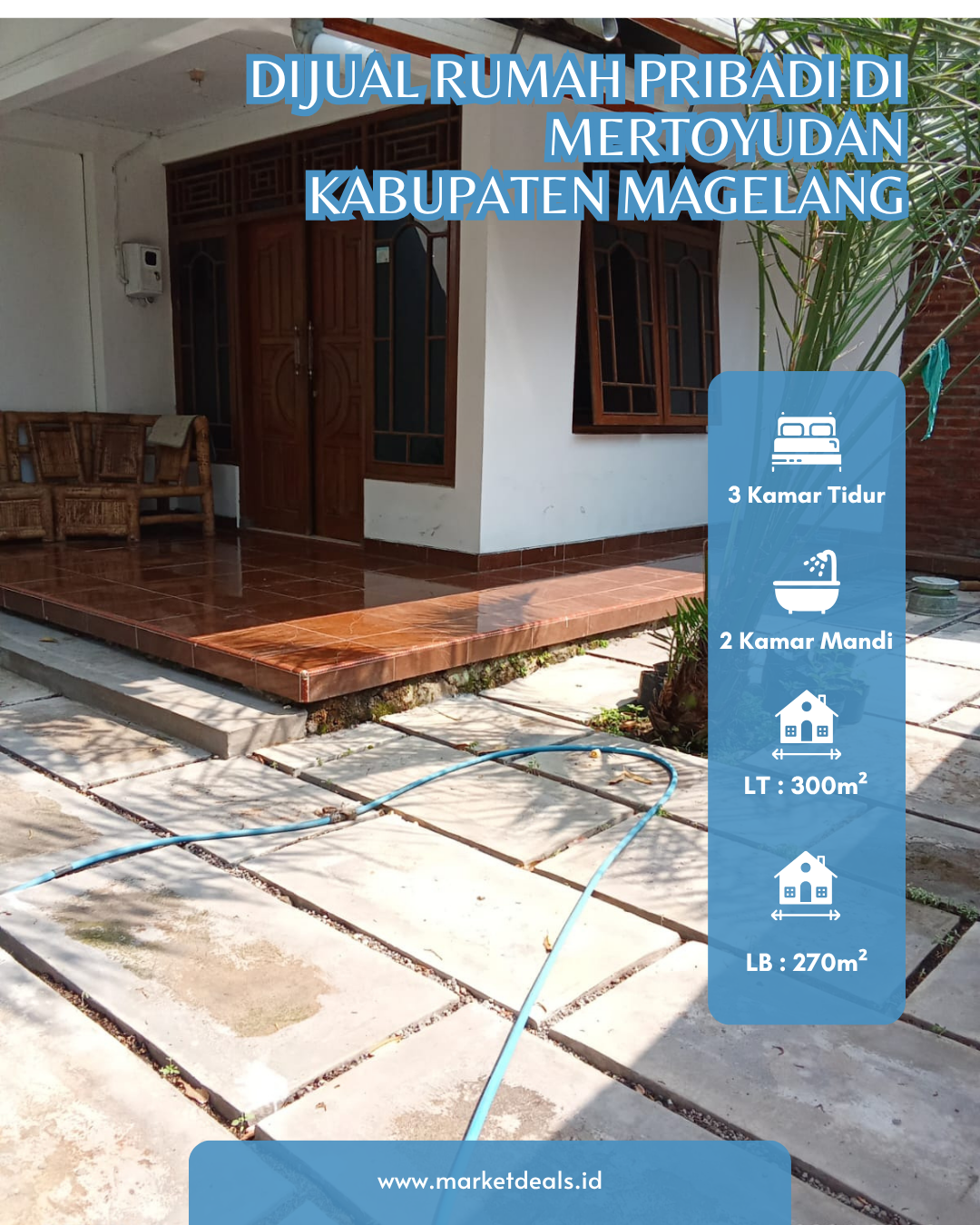 DIJUAL RUMAH PRIBADI NYAMAN DI MERTOYUDAN, KABUPATEN MAGELANG