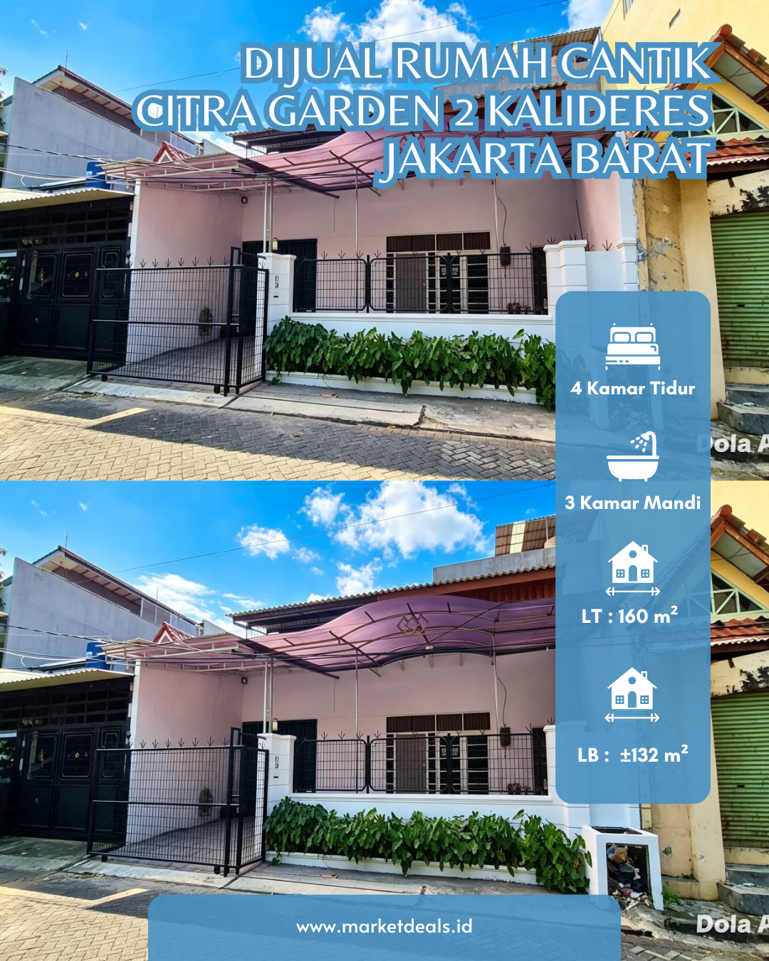 DIJUAL RUMAH CANTIK CITRA GARDEN 2 – Kalideres, Jakarta Barat