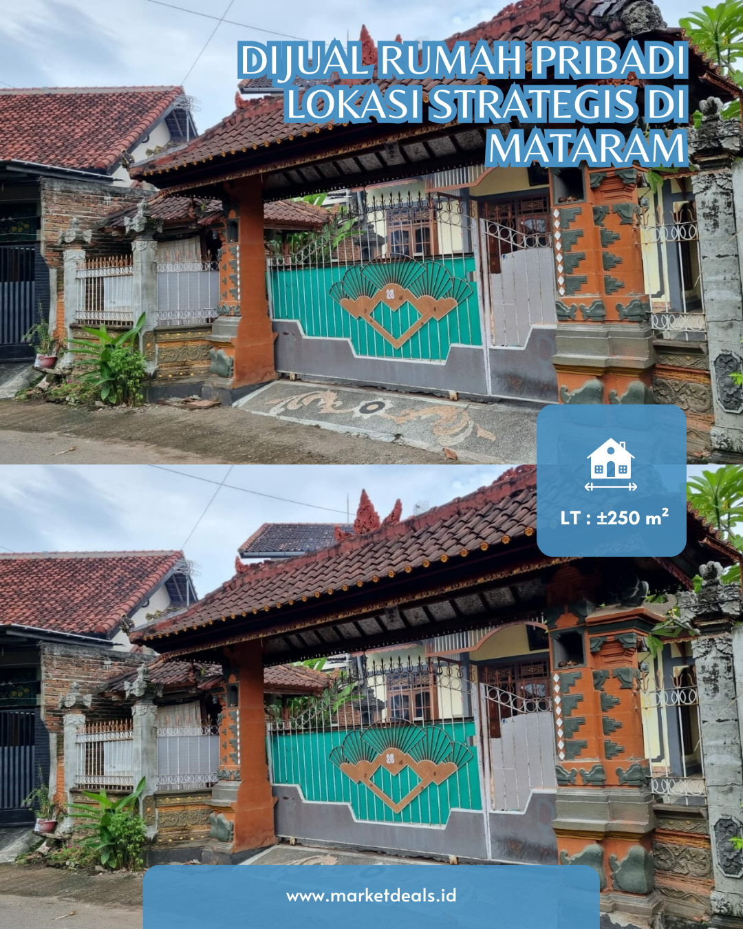 DIJUAL RUMAH PRIBADI DI MATARAM – LOKASI STRATEGIS