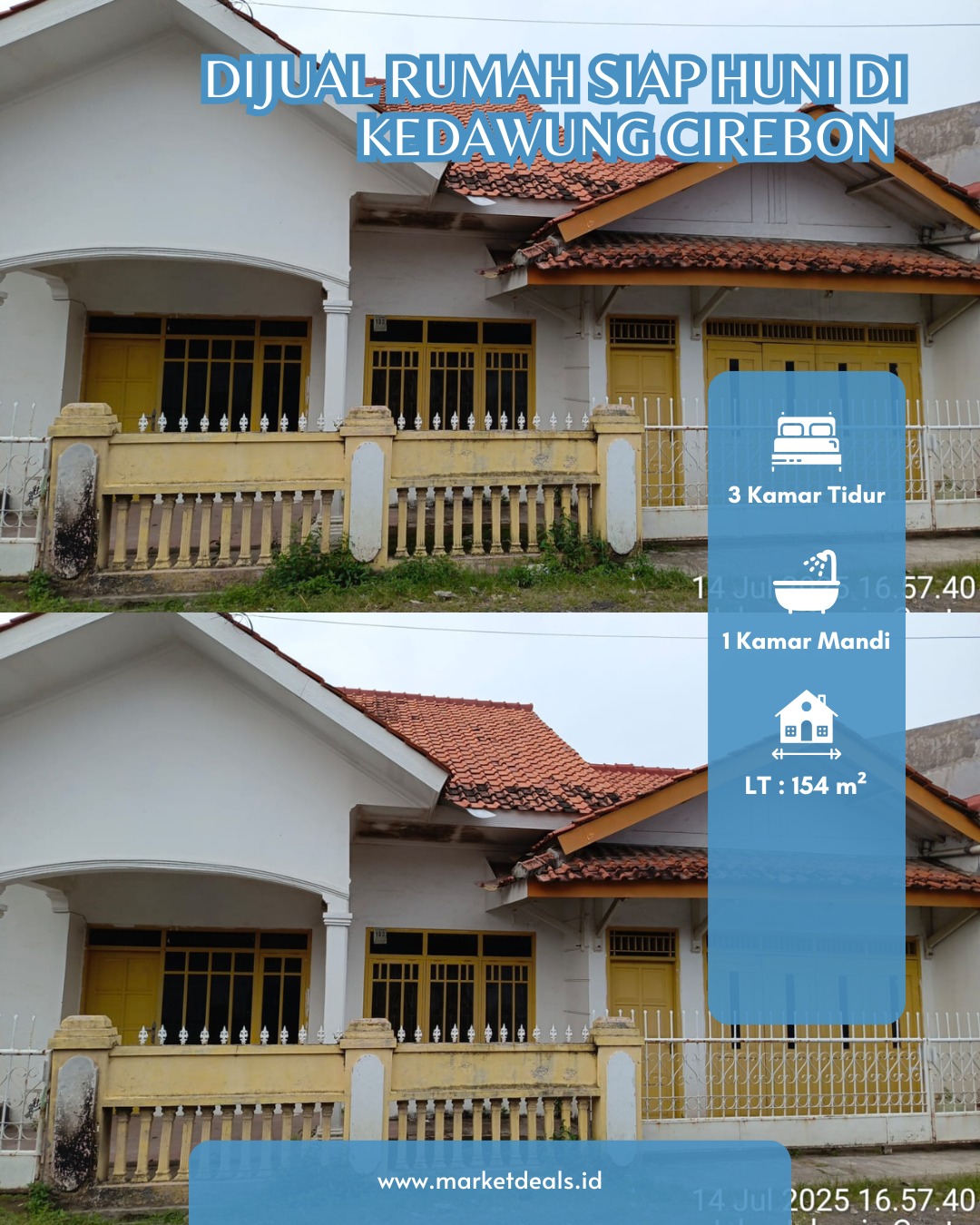 DIJUAL RUMAH SIAP HUNI DI KEDAWUNG CIREBON — BARU RENOVASI!
