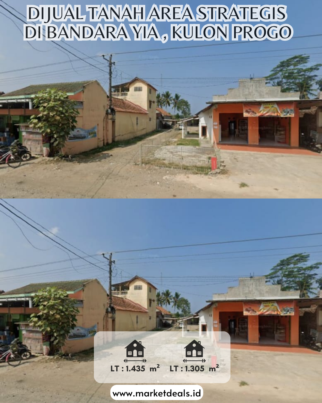 DIJUAL TANAH AREA STRATEGIS DI BANDARA YIA – KULON PROGO