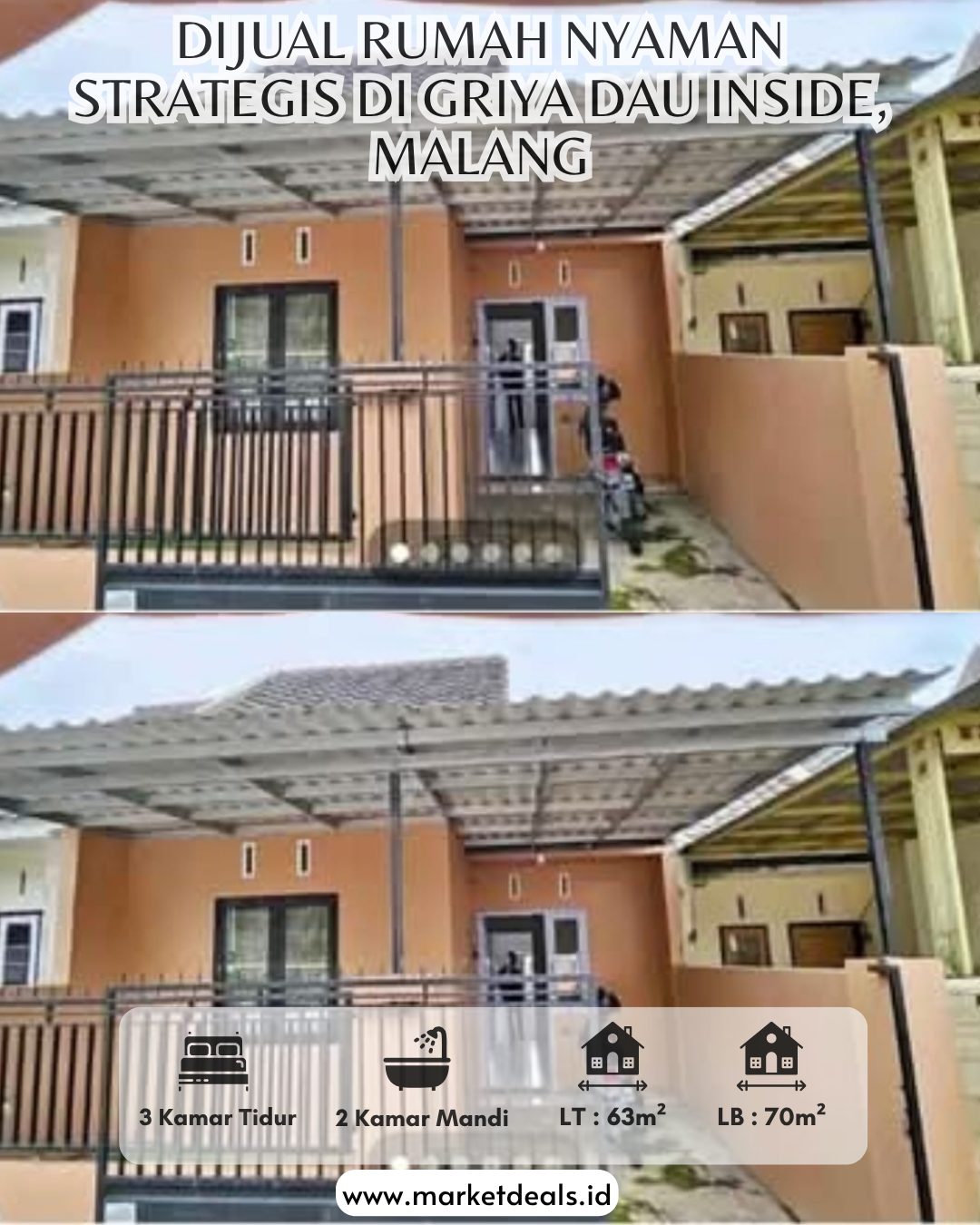DIJUAL RUMAH NYAMAN STRATEGIS – GRIYA DAU INSIDE, MALANG
