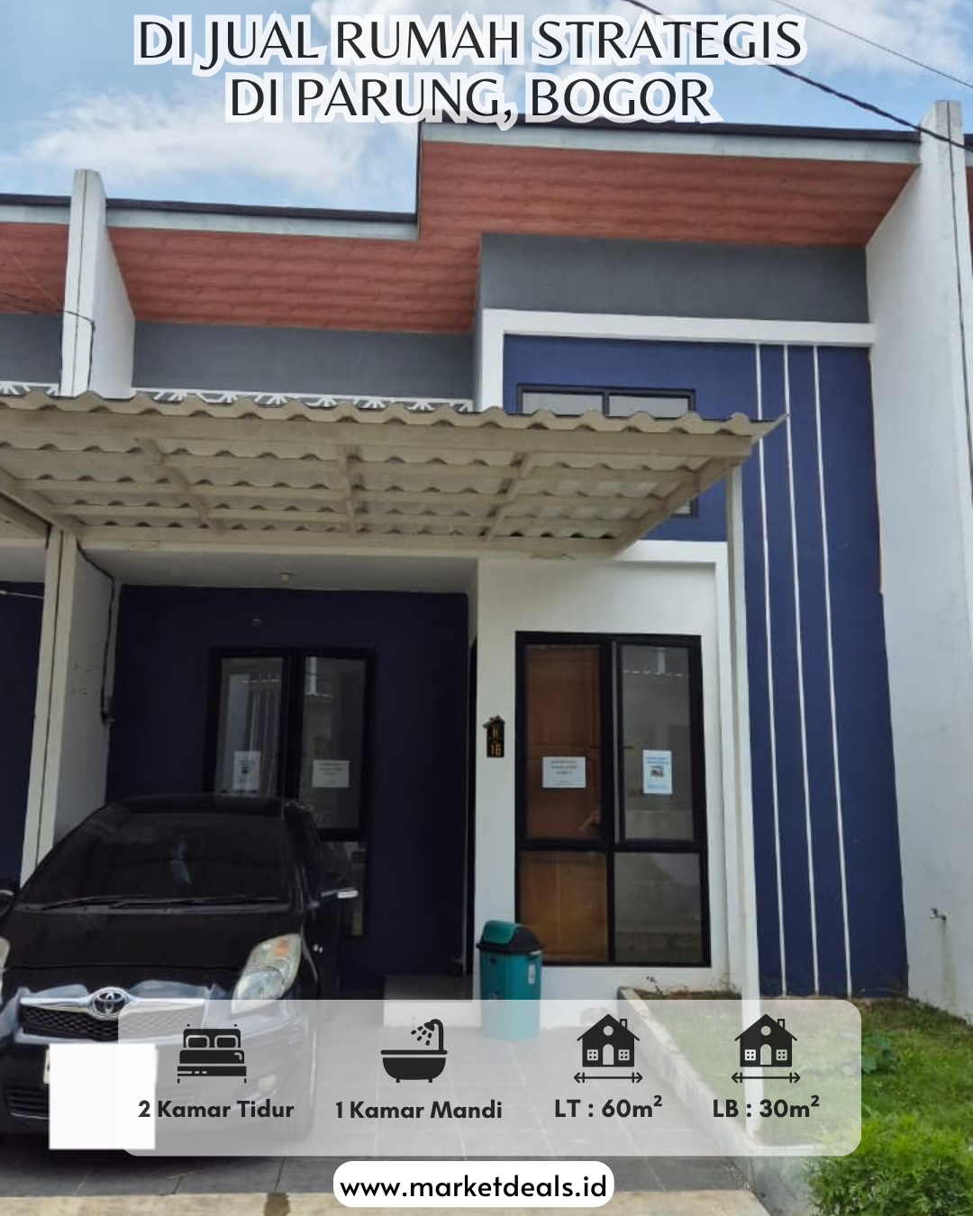 DI JUAL RUMAH STRATEGIS DI PARUNG, BOGOR — 30 JUTA NEGO!